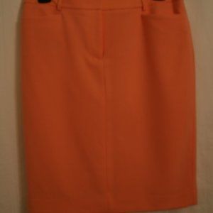 Calvin Klein pencil skirt size 12 Orange